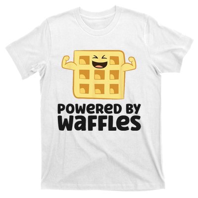 Waffle Lover Breakfast Waffles Powered By Waffles T-Shirt