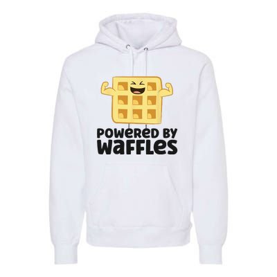 Waffle Lover Breakfast Waffles Powered By Waffles Premium Hoodie