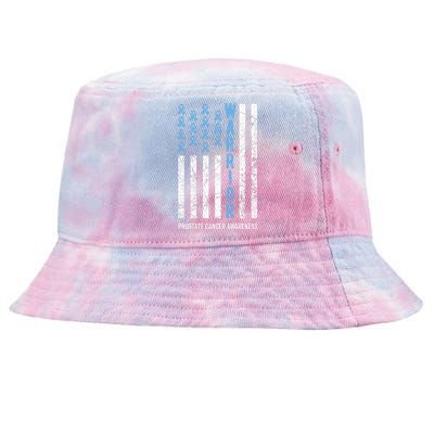 Warrior Light Blue Ribbon Prostate Cancer Awareness Tie-Dyed Bucket Hat