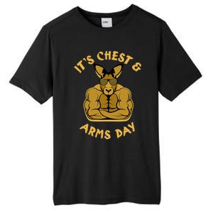 Weight Lifting Chest Arms Day Kangaroo Tall Fusion ChromaSoft Performance T-Shirt