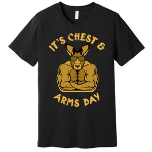 Weight Lifting Chest Arms Day Kangaroo Premium T-Shirt