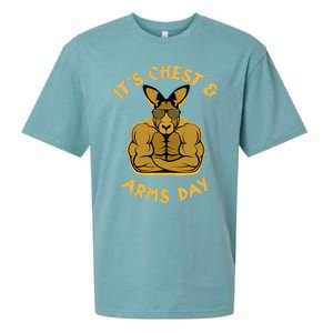 Weight Lifting Chest Arms Day Kangaroo Sueded Cloud Jersey T-Shirt