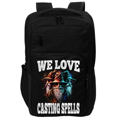 We Love Casting Spells Shadow Wizard Gang Meme Impact Tech Backpack