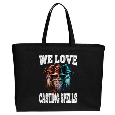 We Love Casting Spells Shadow Wizard Gang Meme Cotton Canvas Jumbo Tote