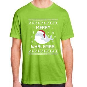 Whale Lover Christmas Ugly Xmas Whale Sweater Whale Gift Great Gift Adult ChromaSoft Performance T-Shirt