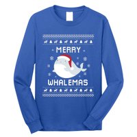 Whale Lover Christmas Ugly Xmas Whale Sweater Whale Gift Great Gift Long Sleeve Shirt