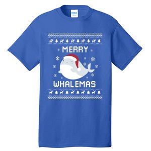 Whale Lover Christmas Ugly Xmas Whale Sweater Whale Gift Great Gift Tall T-Shirt