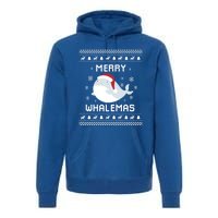 Whale Lover Christmas Ugly Xmas Whale Sweater Whale Gift Great Gift Premium Hoodie