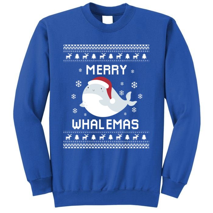 Whale Lover Christmas Ugly Xmas Whale Sweater Whale Gift Great Gift Tall Sweatshirt