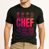 Warning Label Caution Chef At Work Sign Gift Performance Shirt