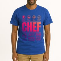 Warning Label Caution Chef At Work Sign Gift Tall T-Shirt