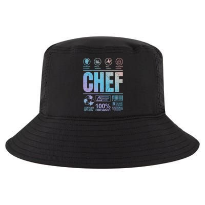 Warning Label Caution Chef At Work Sign Meaningful Gift Cool Comfort Performance Bucket Hat