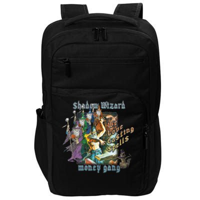 We Love Casting Spells Shadow Wizard Gang Meme Impact Tech Backpack