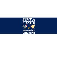 Who Loves Chickens Farm Chicken Gift Bumper Sticker