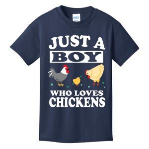 Who Loves Chickens Farm Chicken Gift Kids T-Shirt