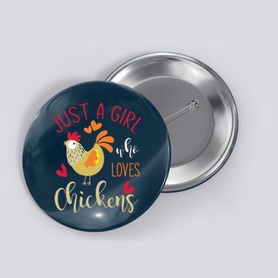 Who Loves Chickens Button