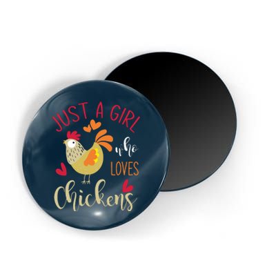 Who Loves Chickens Magnet