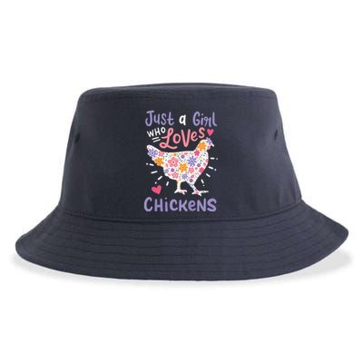 Who Loves Chickens Chicken Hen Love Cute Sustainable Bucket Hat