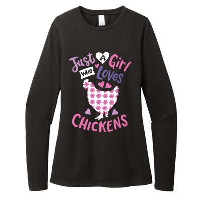 Who Loves Chickens Chicken Hen Love Cute Womens CVC Long Sleeve Shirt