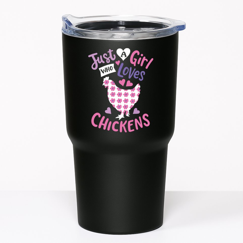Who Loves Chickens Chicken Hen Love Cute Tumbler