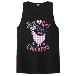 Who Loves Chickens Chicken Hen Love Cute PosiCharge Competitor Tank