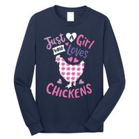 Who Loves Chickens Chicken Hen Love Cute Long Sleeve Shirt