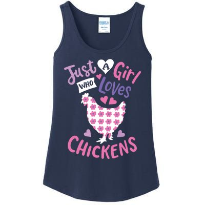 Who Loves Chickens Chicken Hen Love Cute Ladies Essential Tank