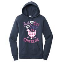 Who Loves Chickens Chicken Hen Love Cute Women's Pullover Hoodie