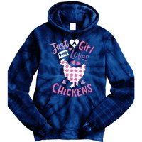 Who Loves Chickens Chicken Hen Love Cute Tie Dye Hoodie