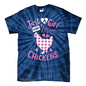 Who Loves Chickens Chicken Hen Love Cute Tie-Dye T-Shirt