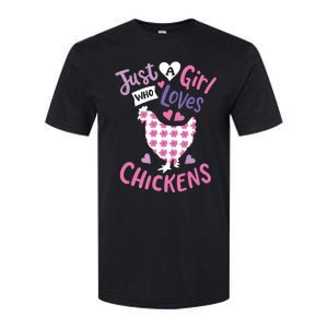 Who Loves Chickens Chicken Hen Love Cute Softstyle CVC T-Shirt