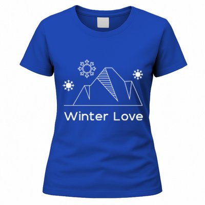 Winter Love Cozy Winter Days Nature Lover Cool Gift Women's T-Shirt