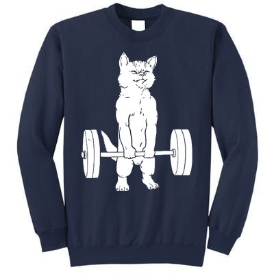 Weight Lifting Cat Deadlift Lifting Sweatshirt