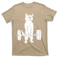 Weight Lifting Cat Deadlift Lifting T-Shirt