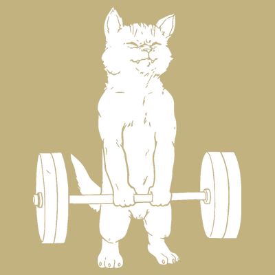 Weight Lifting Cat Deadlift Lifting T-Shirt