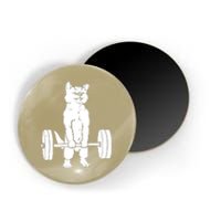 Weight Lifting Cat Deadlift Lifting Magnet