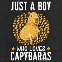  who loves Capybaras South American Capybara  7 Panel Mesh Trucker Snapback Hat