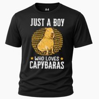  who loves Capybaras South American Capybara  Cooling Performance Crew T-Shirt