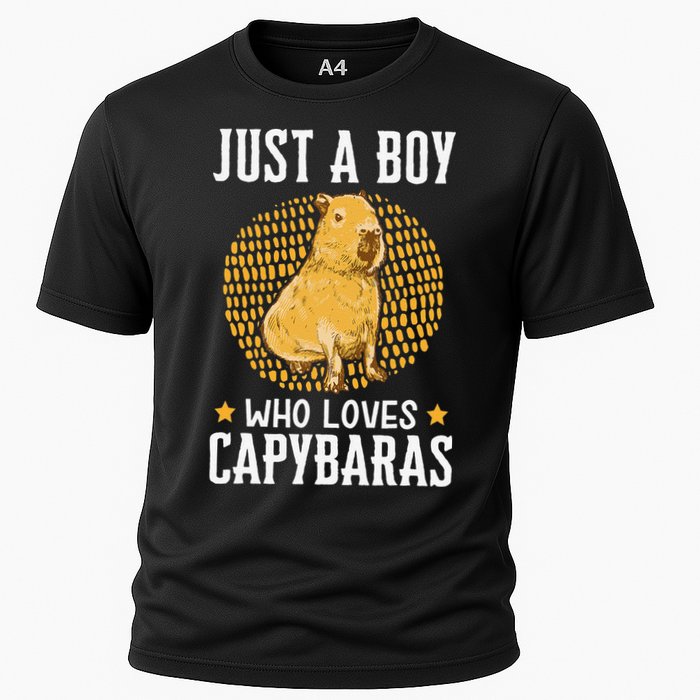  who loves Capybaras South American Capybara  Cooling Performance Crew T-Shirt