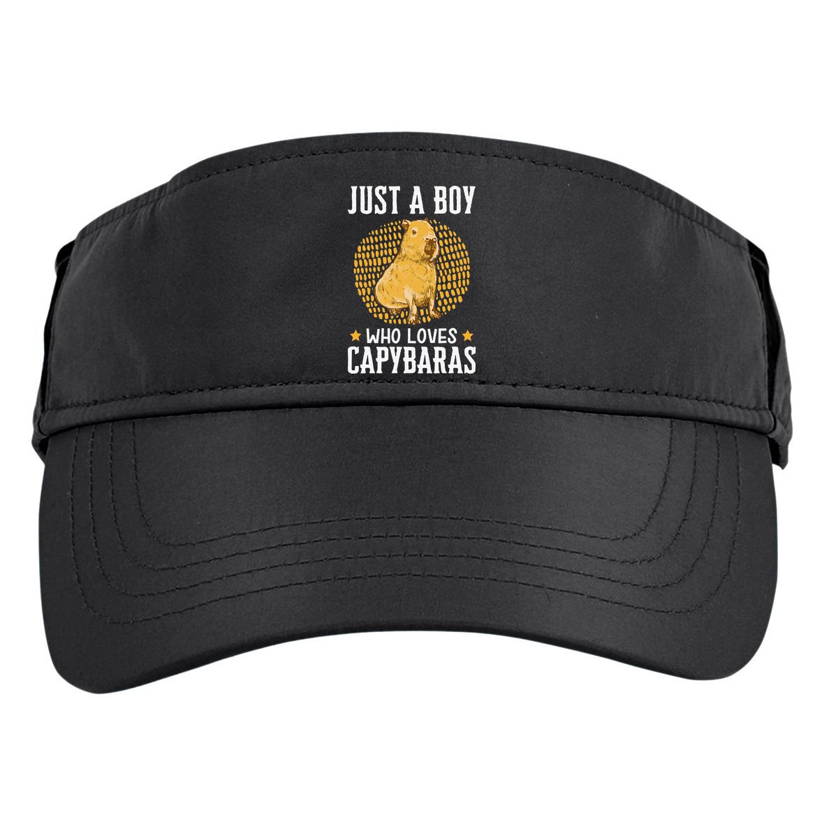  who loves Capybaras South American Capybara  Adult Drive Performance Visor