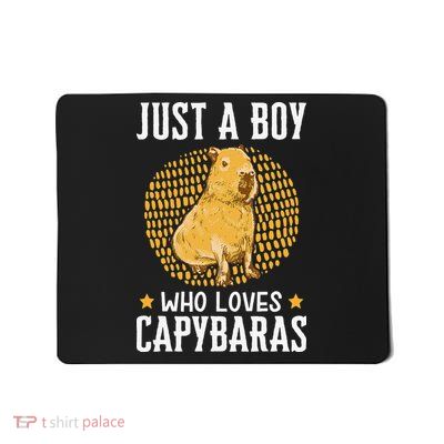  who loves Capybaras South American Capybara  Mousepad