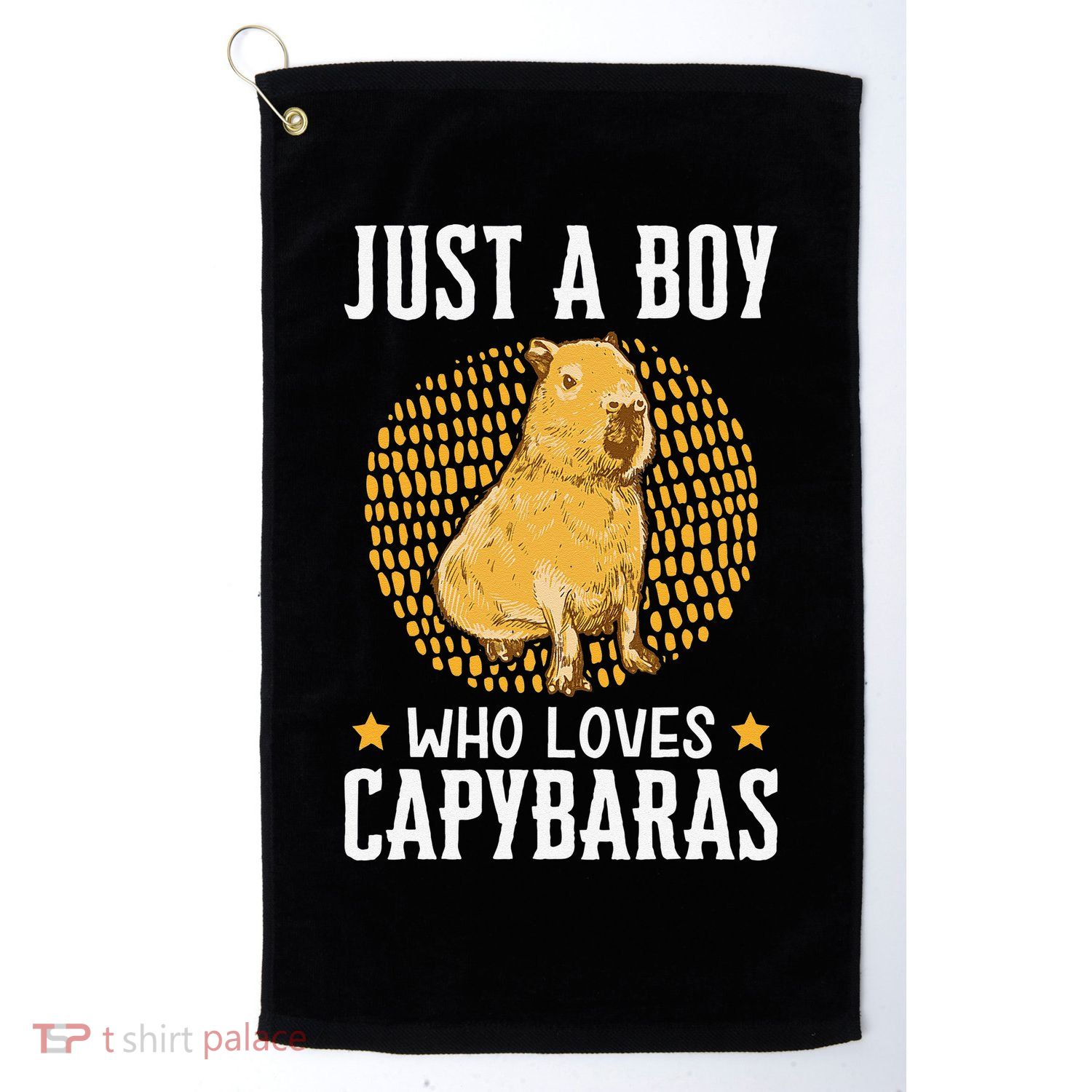  who loves Capybaras South American Capybara  Golf Towel