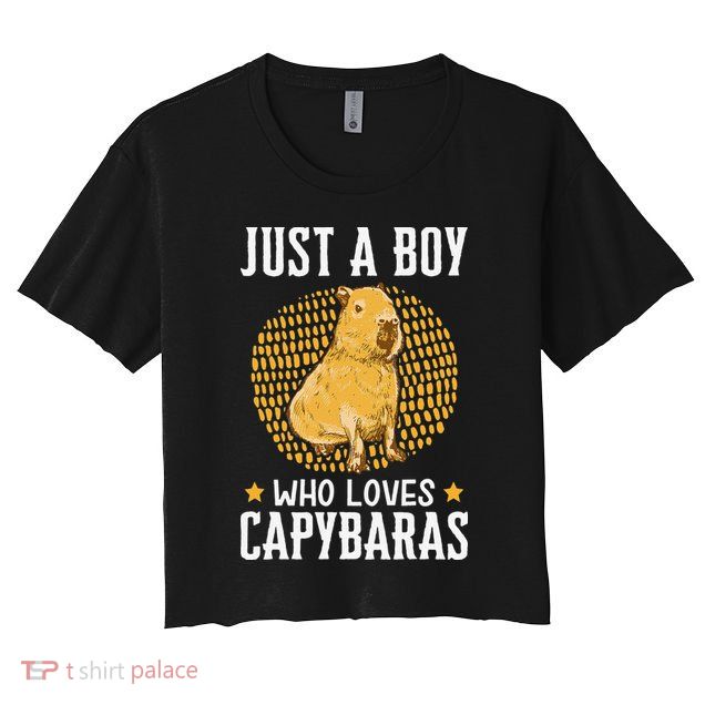  who loves Capybaras South American Capybara  Crop Top