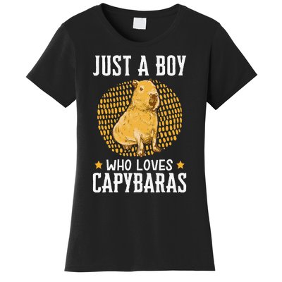  who loves Capybaras South American Capybara  Women's T-Shirt