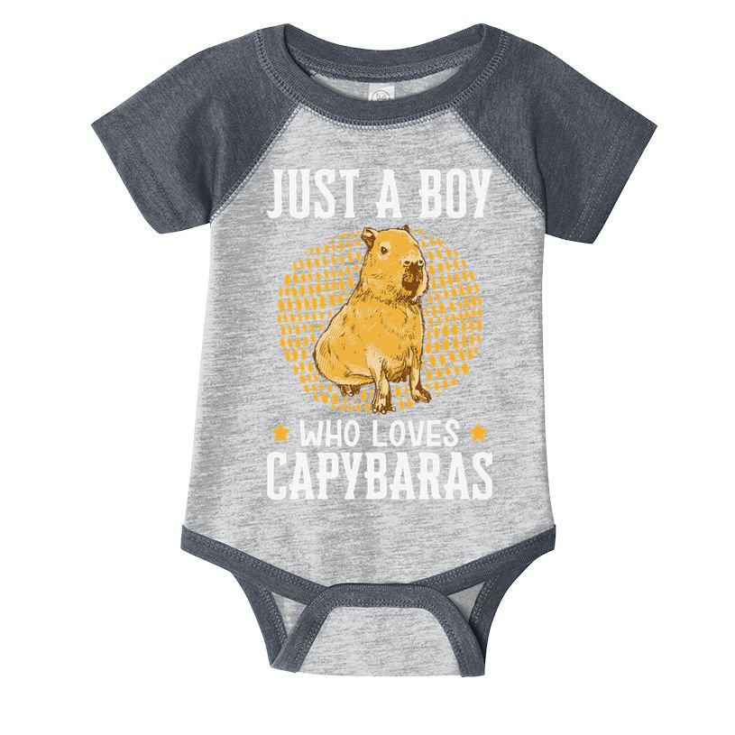  who loves Capybaras South American Capybara  Infant Baby Jersey Bodysuit
