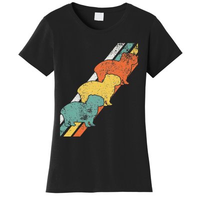  who loves Capybaras South American Capybara  Women's T-Shirt