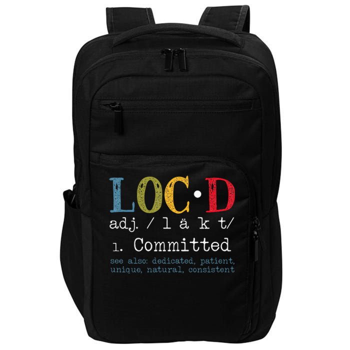 Womens Locd Definition For A Loc Lifestyle Dreadlocs Black Women Impact Tech Backpack