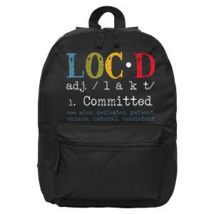 Womens Locd Definition For A Loc Lifestyle Dreadlocs Black Women 16 in Basic Backpack