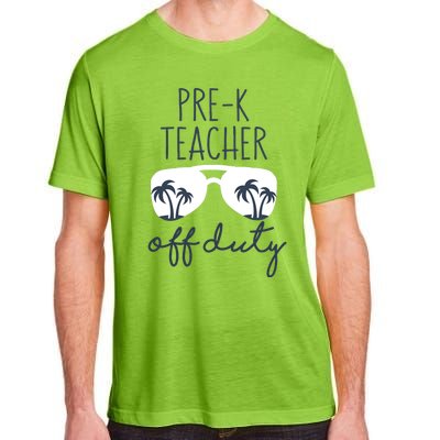 Wo Last Day of School for Teacher Wo PreK Teacher Off Duty Adult ChromaSoft Performance T-Shirt