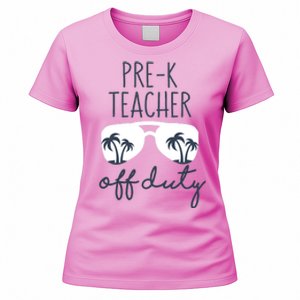 Wo Last Day of School for Teacher Wo PreK Teacher Off Duty Women's T-Shirt